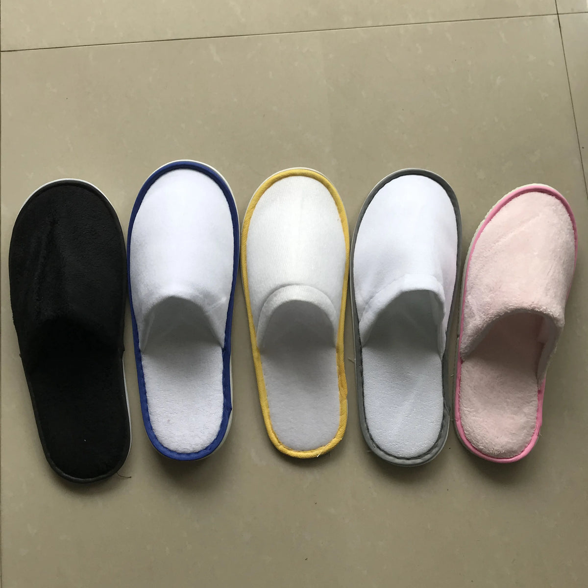 4Pairs/Lot Men Women Kids Disposable Hotel Guest Slippers Cotton Slides Home Travel SPA Slipper Hospitality Cheap Footwear