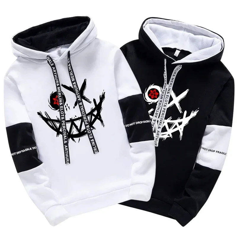 Men's Hooded Sweatshirts Sweatpants All Season Daily Casual Sport Tracksuit Urban Fashion Hooded Streetwear Jogging Hoodie Pants