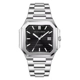 2025 Specht & Söhne Men's Classic Cubic Automatic Mechanical Watch 50M Waterproof Luminous Sapphire Crystal Reloj Hombre 41MM