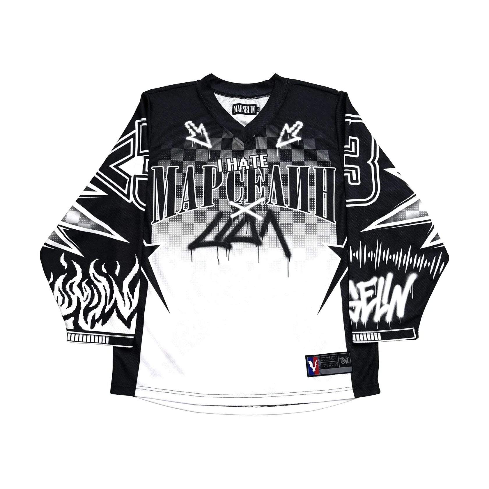 Mesh KSB Murzik Long Sleeve Baseball Jersey