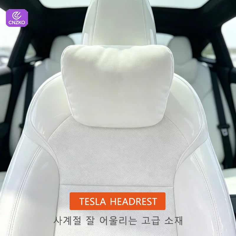 Car Headrest And Waist Pillow for Tesla Model Y Juniper Tesla Model 3 Highland Model S Interior Accessories 2019-2026 Standard