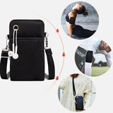 New Mobile Phone Bag Funny Anime Dog Print Shoulder Messenger Bag Women Men Coin Purse Handbag Animal Lover Small Crossbody Bag