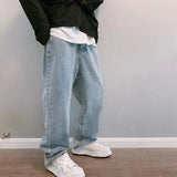 Men’s Wide-Leg Streetwear Cargo Jeans