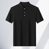 Men's Striped Polo Shirt – Breathable Summer Style