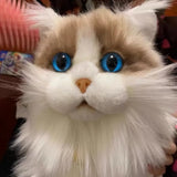 Lifelike Ragdoll Cat Plush Doll — Soft Cuddle Companion