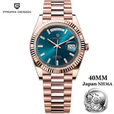 PAGANI DESIGN DD40 Men's Watches 2025 Top Luxury Automatic NH36A Mechanical Wristwatches AR Sapphire Mirror Watch For Men Clock