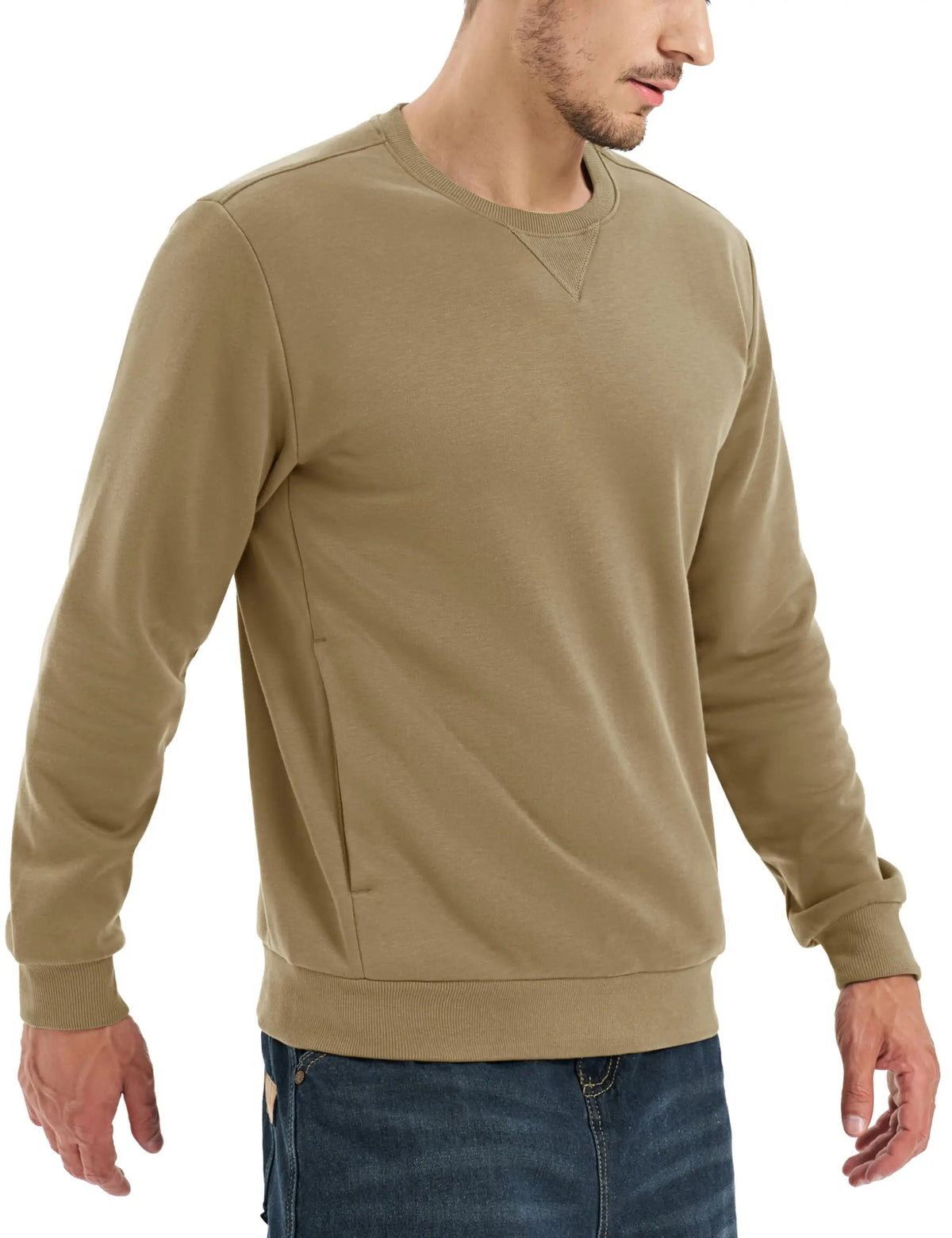 TACVASEN Men’s Fleece Crewneck Sweatshirt