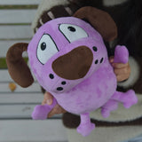 Purple Kawaii Dog Plush Toy – Fluffy Stuffed Animal Doll