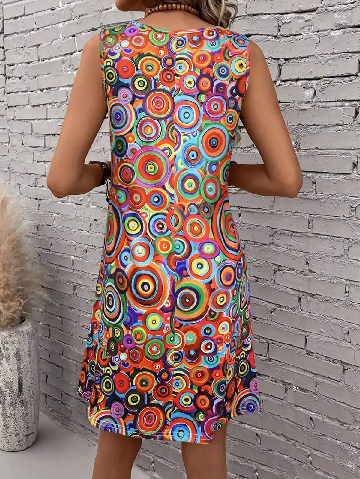 Women's Printed A-Line Summer Dress