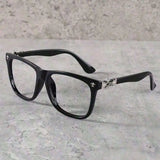 1pc Vintage Square Frame Glasses Men And Women, Non-Prescription Eyewear, PC Lens And Frame, Blue Light, Includes Cleaning Cloth, Photo Props, And Fashion Accessories, Birthday, Fashion Accessories,Hair Tools,Hair Items