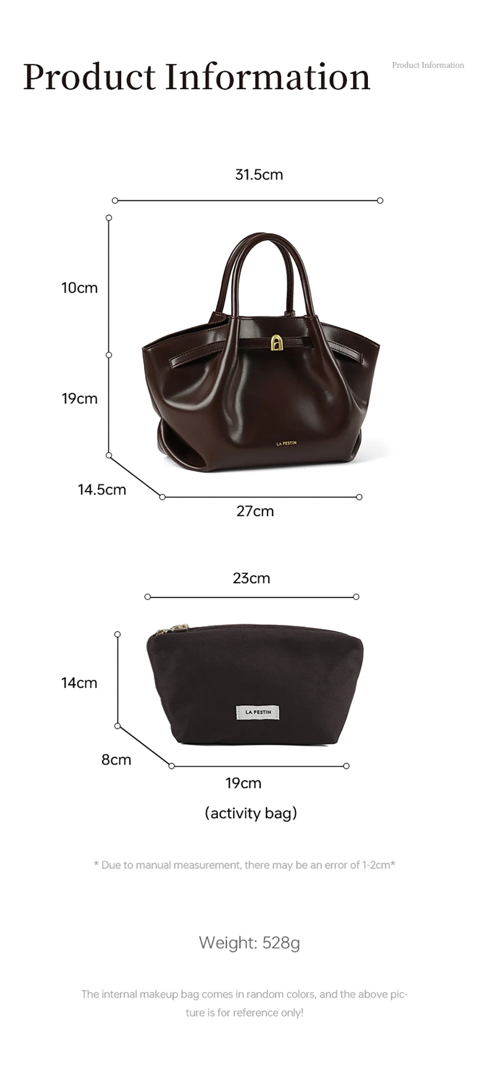 LA FESTIN Original Handbags Women Trend Shoulder Bag Female Bags Large Capacity Tote Bag Crossbody Bag Fashion Designer Lady Bag