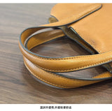 Johnature 2026 Spring New Handbag Genuine Leather Casual Versatile Tote Bag Soft Cowhide Women's Shoulder Crossbody Bag
