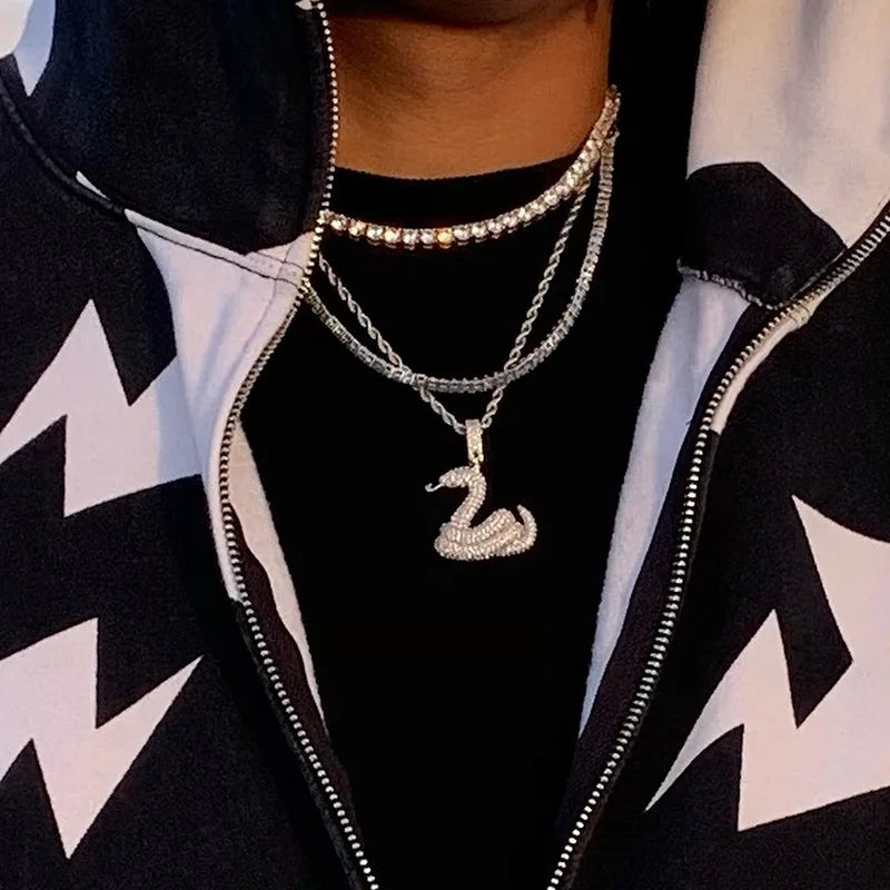 Men’s Y2K Star Print Relaxed Hoodie