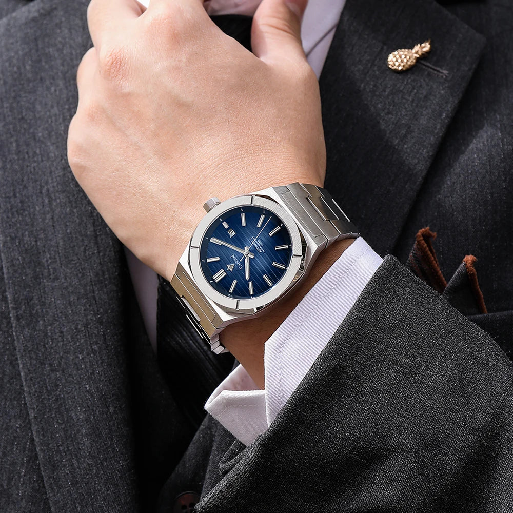 CADISEN Diver Watch Retro Luxury Sapphire MIYOTA 8215 German Designer Men Automatic Mechanical Watches 10Bar Waterproof Luminous