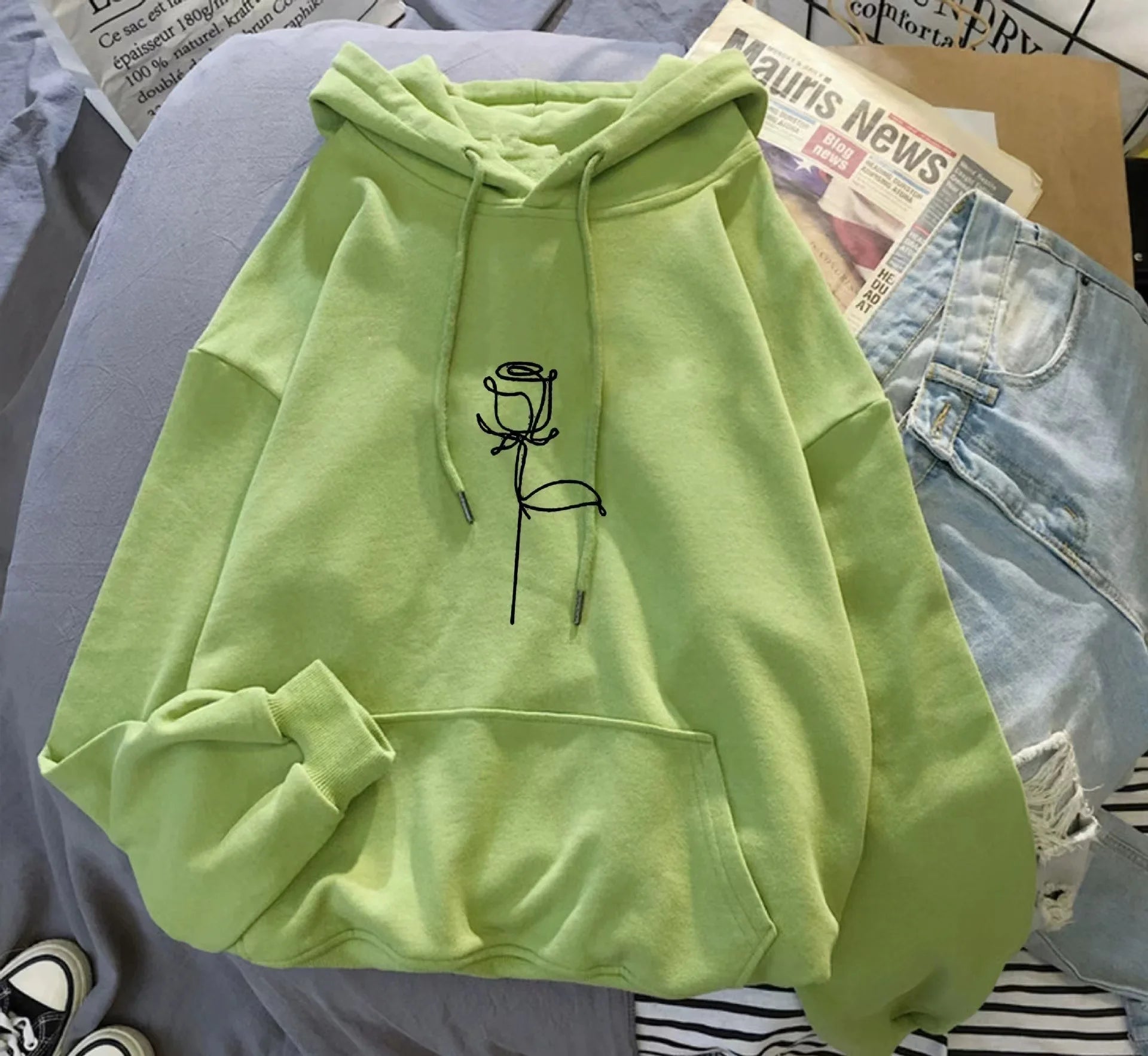 Urban Street-Style Couple’s Hoodie