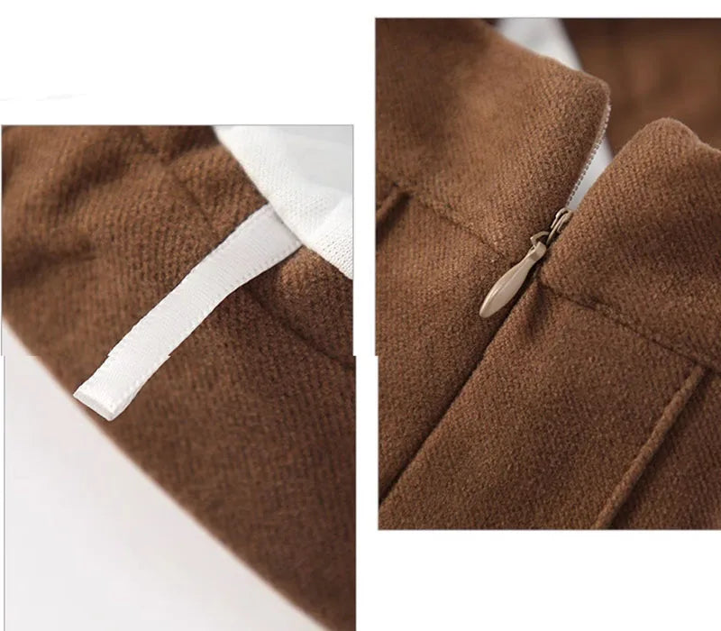 High-Waist Pleated Mini Skirt