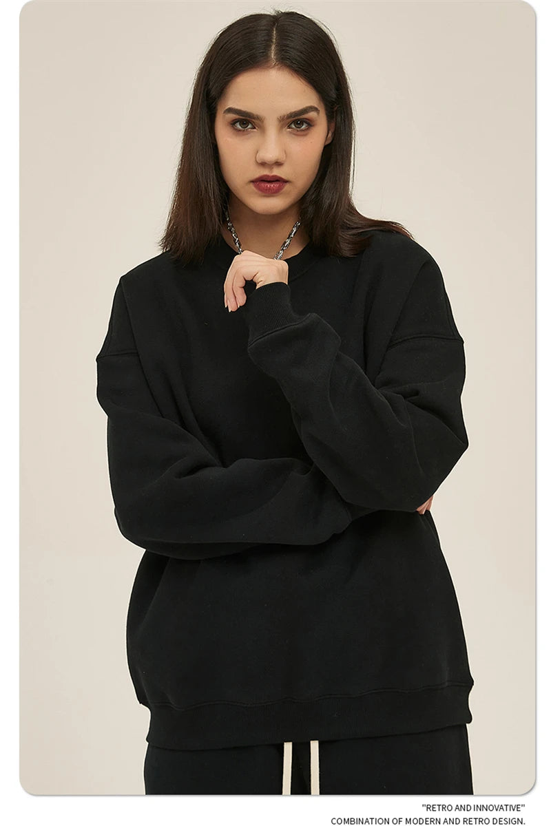 Men's 350gsm Fleece Crewneck Sweatshirt