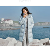 Women’s Longline Hooded Down Jacket