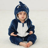 Adorable Animal Cartoon Baby Winter Rompers