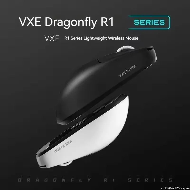 ATK VXE Dragonfly R1 Mouse of The Game E-Sports Long Battery Life Paw3395 Lightweight Ergonomic Three-Mode Bluetooth Mouse