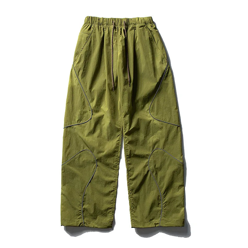 Men's Loose Fit Elastic Waist Cargo Pants