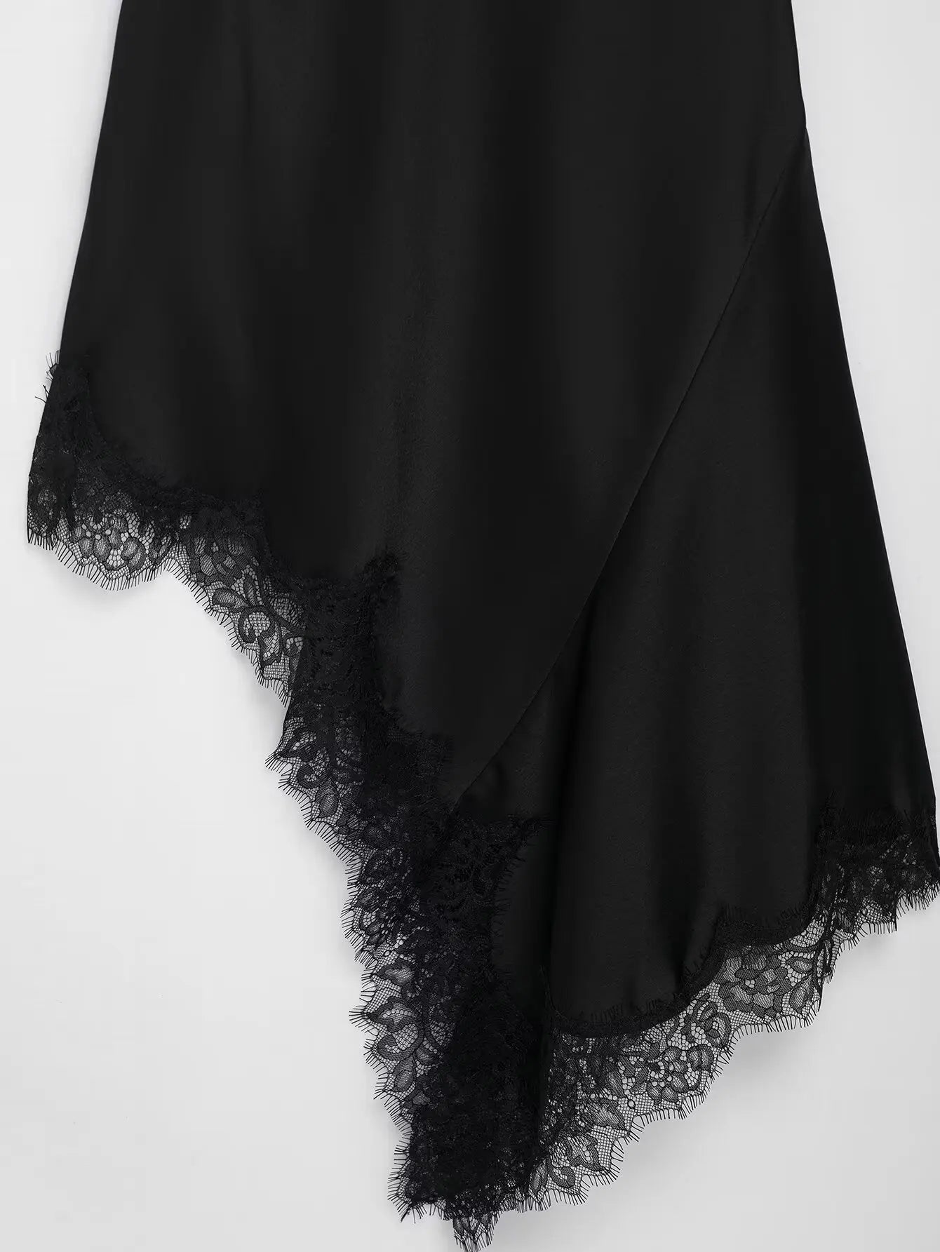 Elegant Lace Spliced Sling Dress: Sleeveless Backless Chic