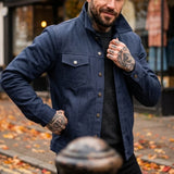 Men's New Denim Jacket Workwear Street Comfortable Denim Jacket Multi-pocket Design Denim Menswear Top Coat