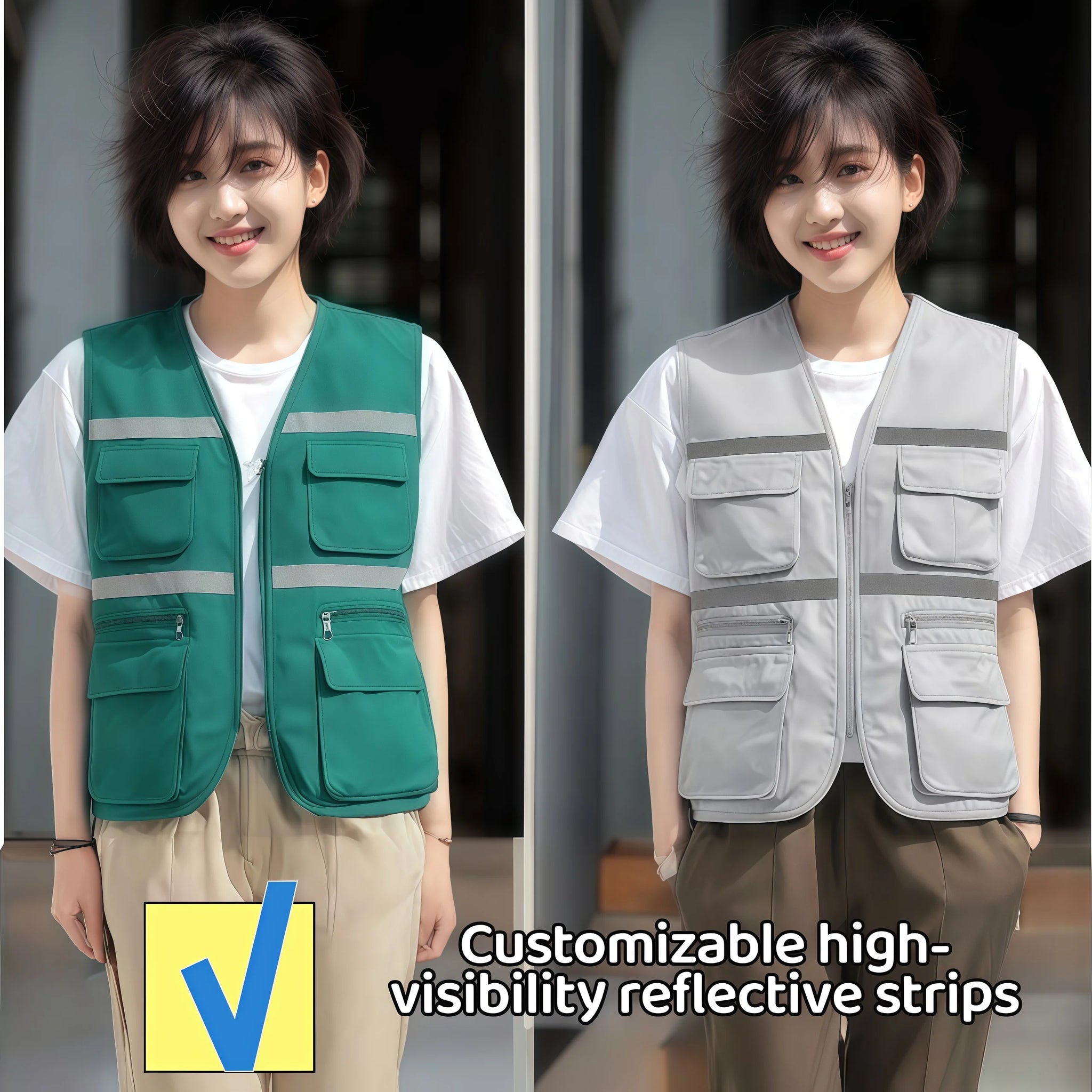 Men's Multi-Pocket Safari Vest – Lightweight All-Season Outerwear