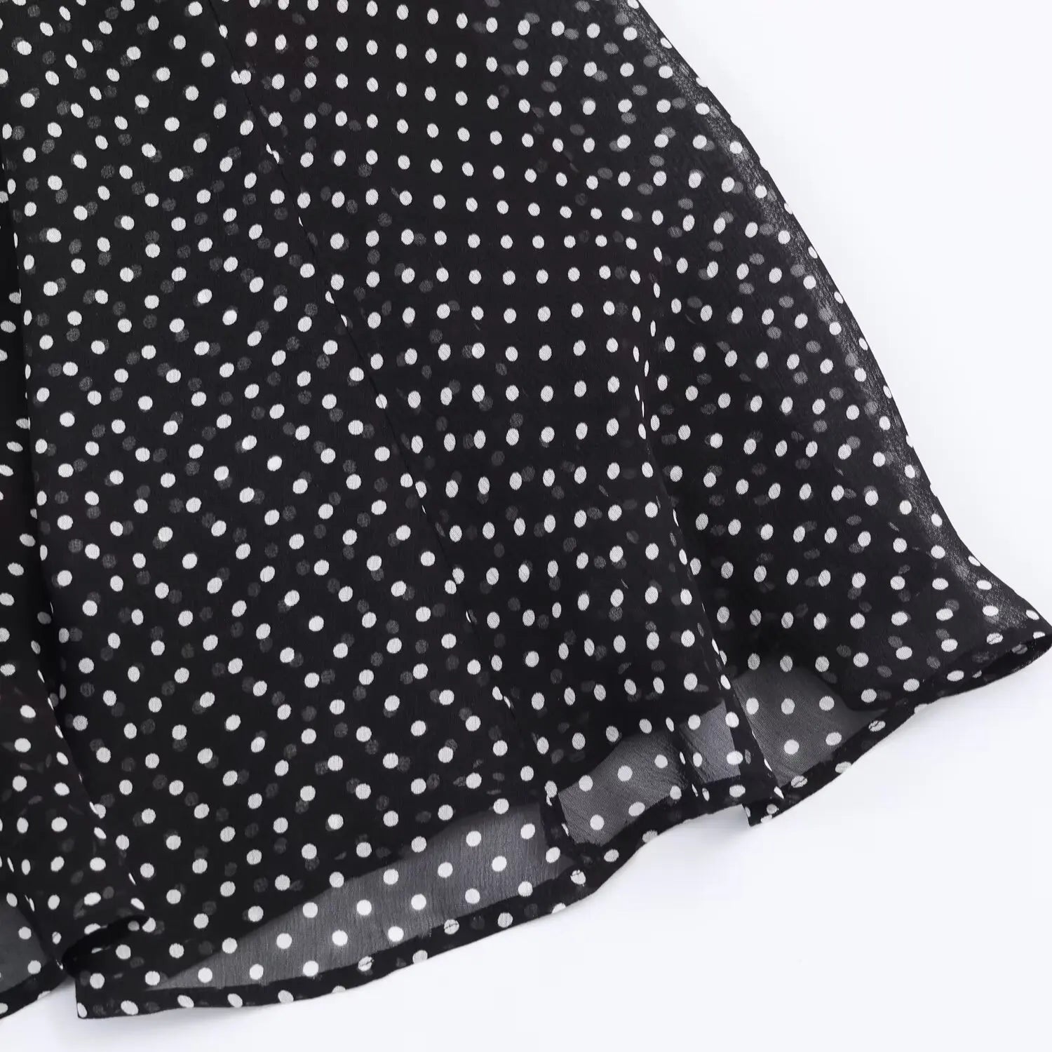 Polka Dot Printed Midi Skirts Two Piece Sets for Women 2025 Summer Chic Bow Tied Blouse Top Suits Woman 2 Piece Outfits