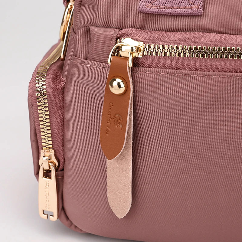 High Quality Fabric Women Shoulder Bag Pretty Style Gilrs Shopping Messenger Bag Fashion Casual Double Layers Women Handbag