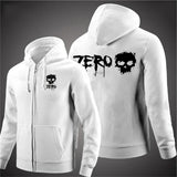 Zero Skateboard Logo Men's Harajuku Zipper Hoodie