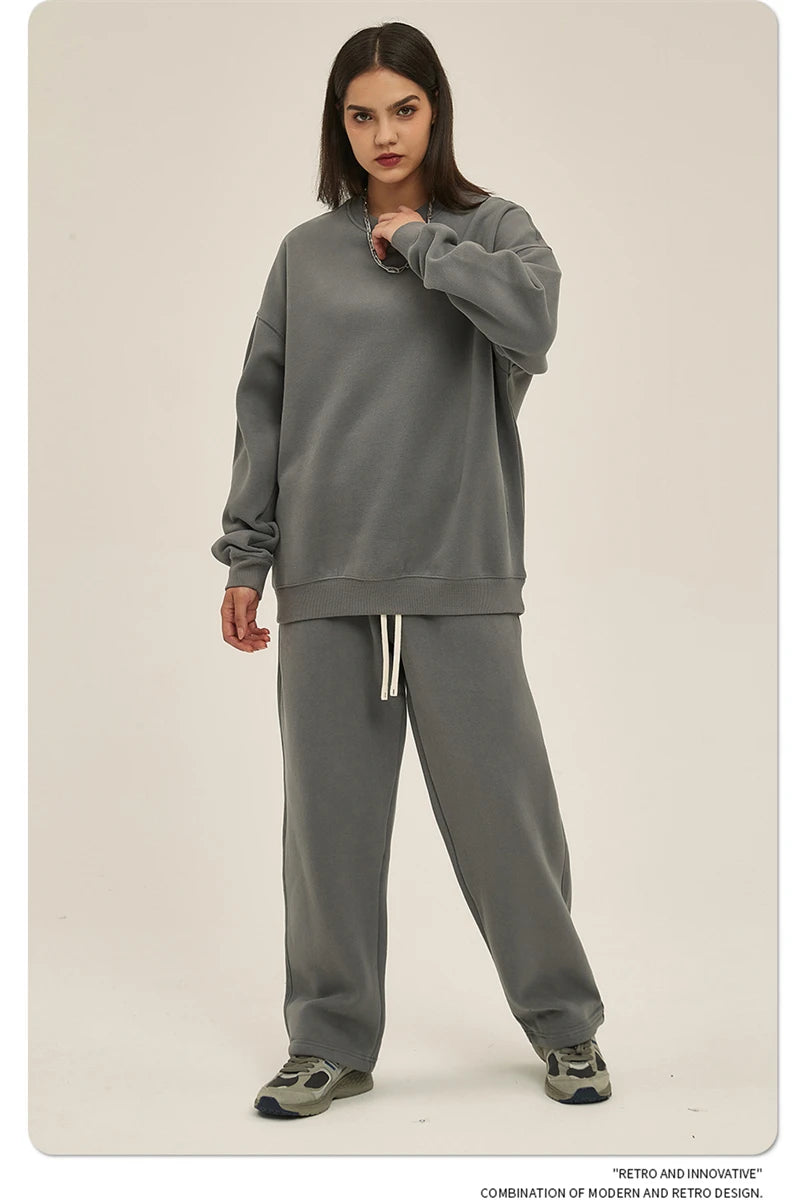 Men's 350gsm Fleece Crewneck Sweatshirt