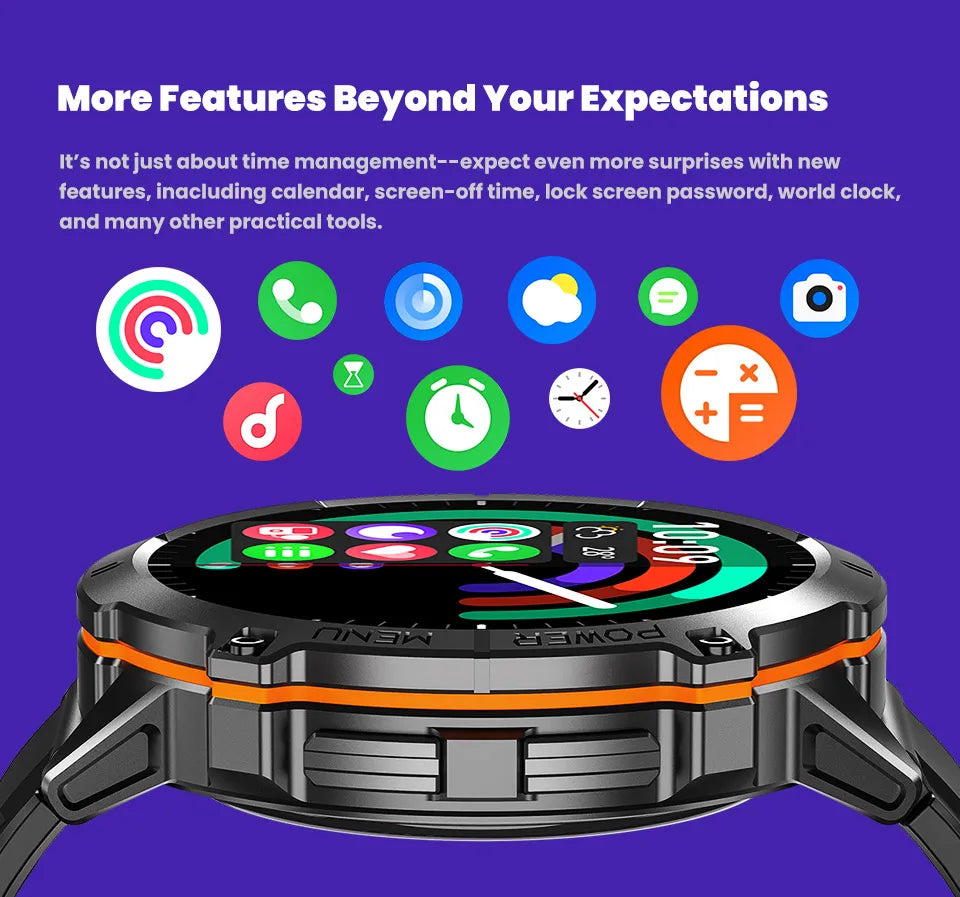 2026 Military Tank X3 Smart Watch | 1000mAh | AMOLED