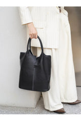 Luxury Soft Leather Bucket Bag | Large Women’s Shoulder Bag