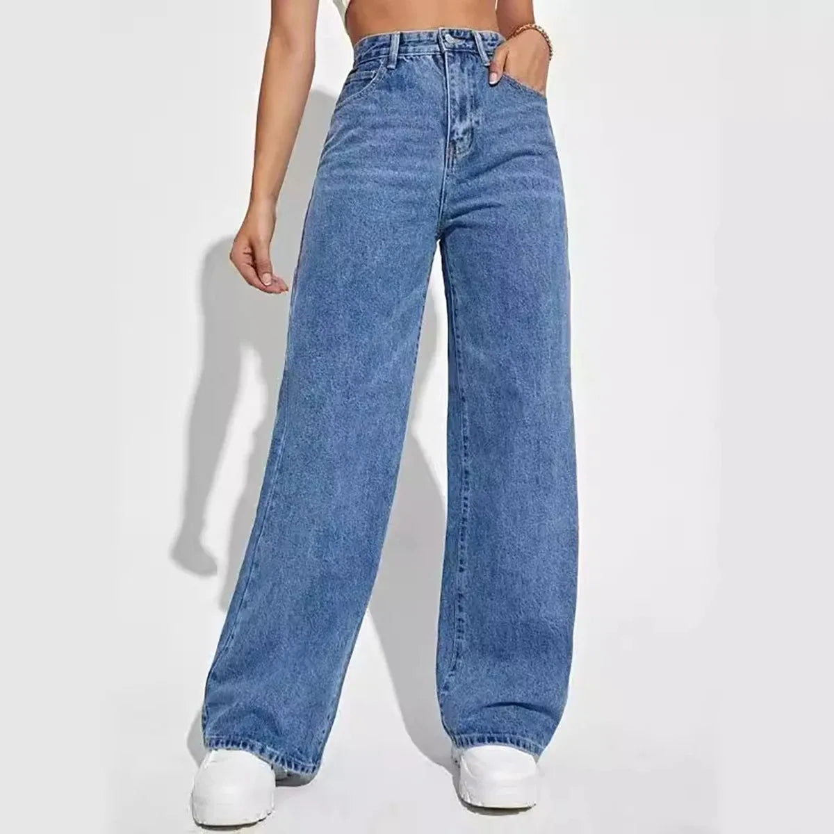 Y2K High-Street Baggy Straight Jeans