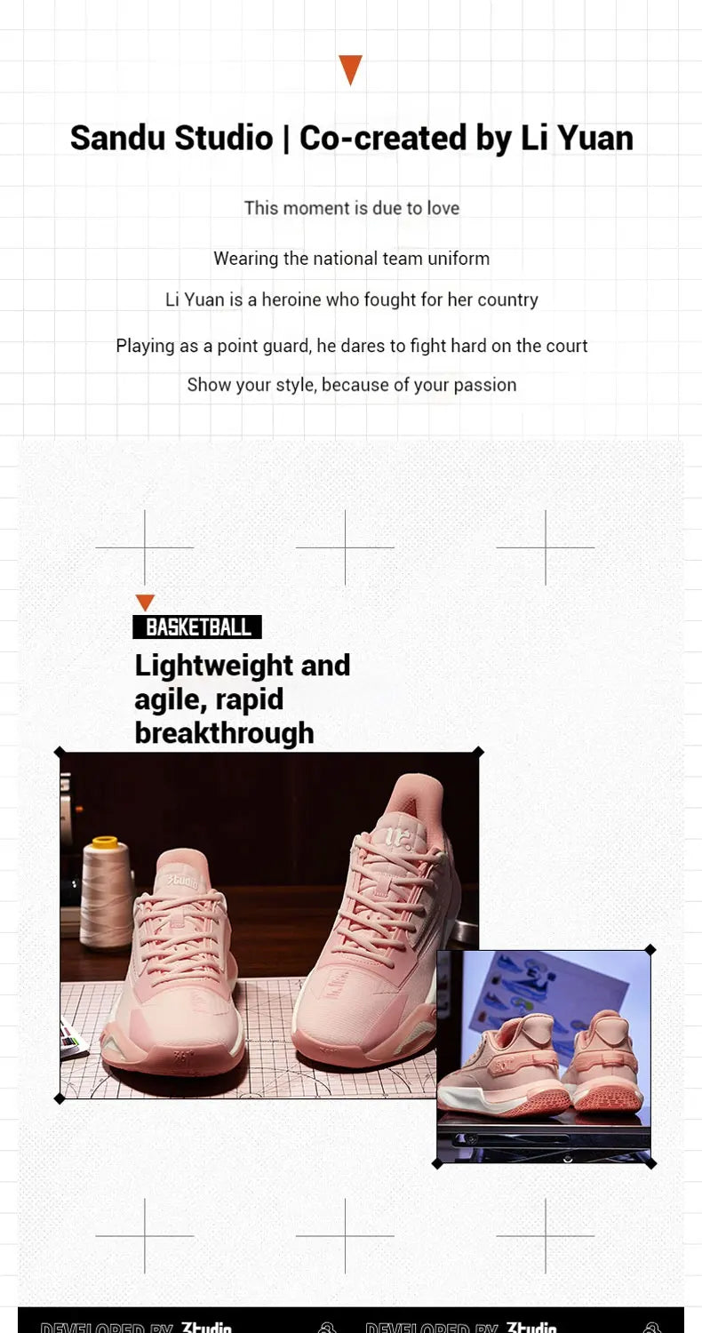 361 Degrees Genesis Men's Basketball Shoes Profssional Training Light Breathable Wear-resistant Non-slip Male Sneakers 672511111