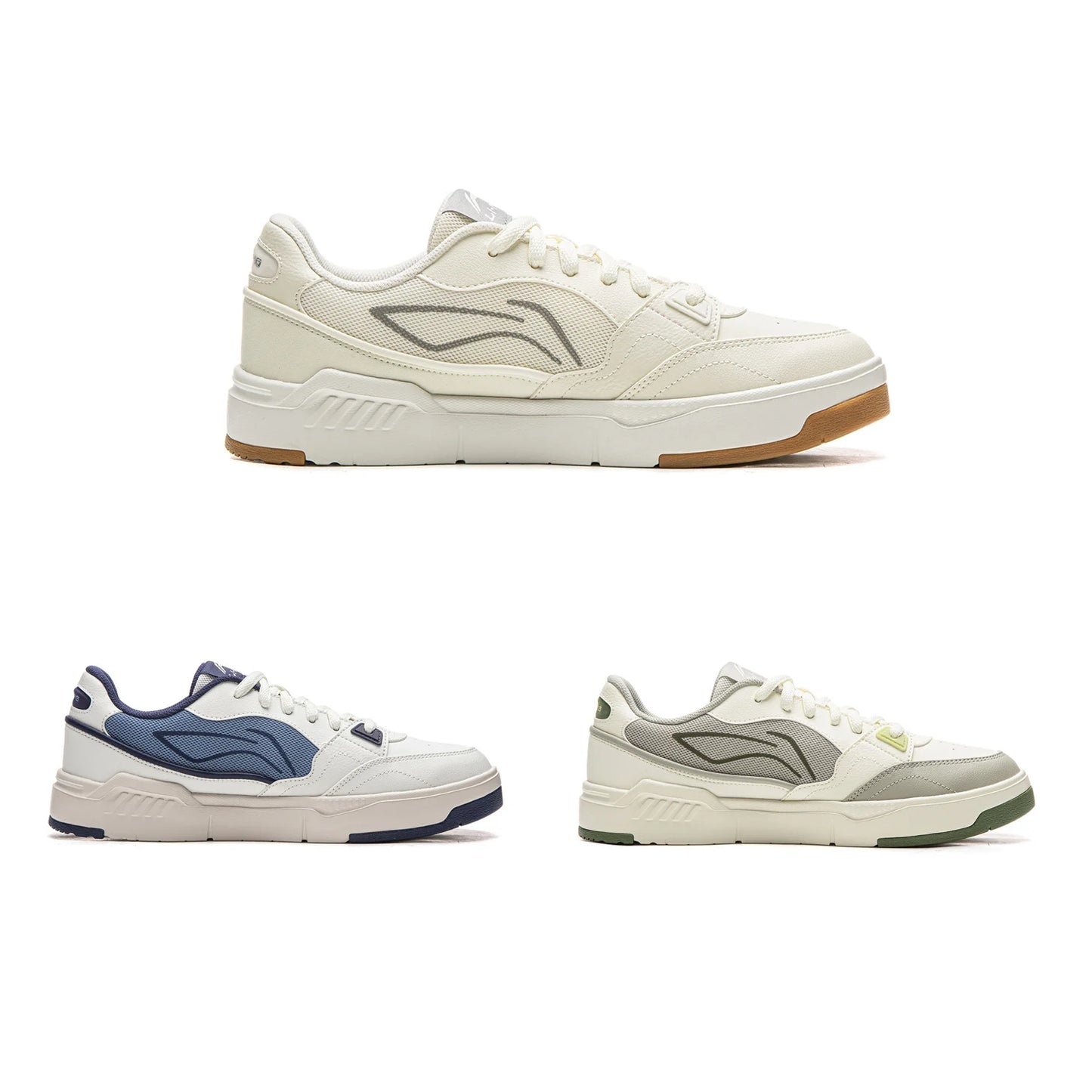 Li-Ning Men's COMMON 80S Skate Shoes DUAL CUSHION Comfortable Classic Casual Shoes LiNing Stylish Sneakers AGCW135