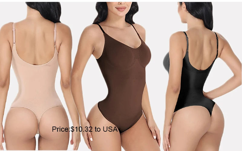 Ribbed Sculpting Seamless Jumpsuit | Firm Compression Shapewear