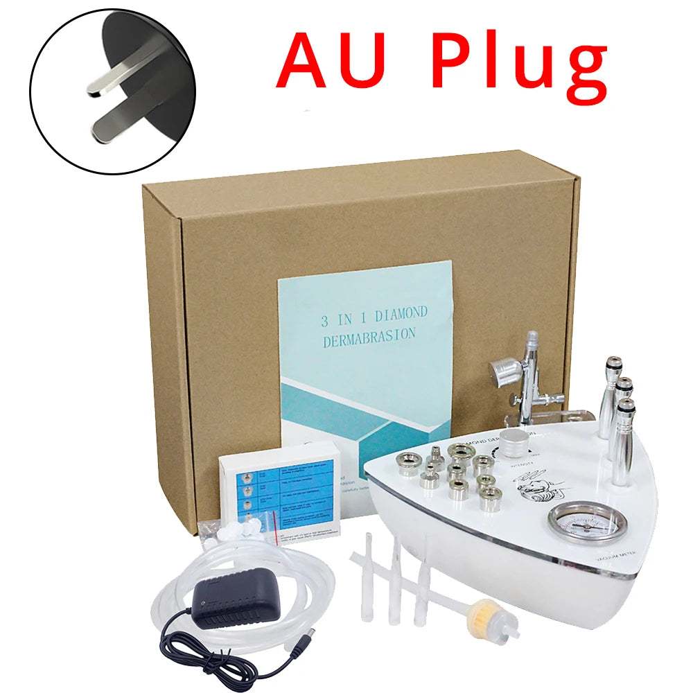 3-in-1 Diamond Microdermabrasion Facial Device