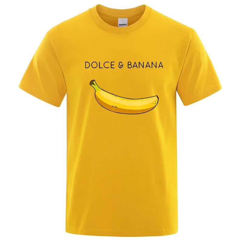 Men’s 100% Cotton Banana Print Tee