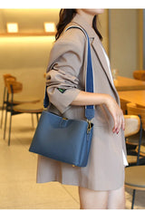 100% Genuine Leather Women's Crossbody Bag 2025 Summer Female Shoulder Bag Luxury Design Handbag phone makeup Bag Commuter