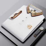 Men's Embroidered Polo Shirt – Breathable Summer Style