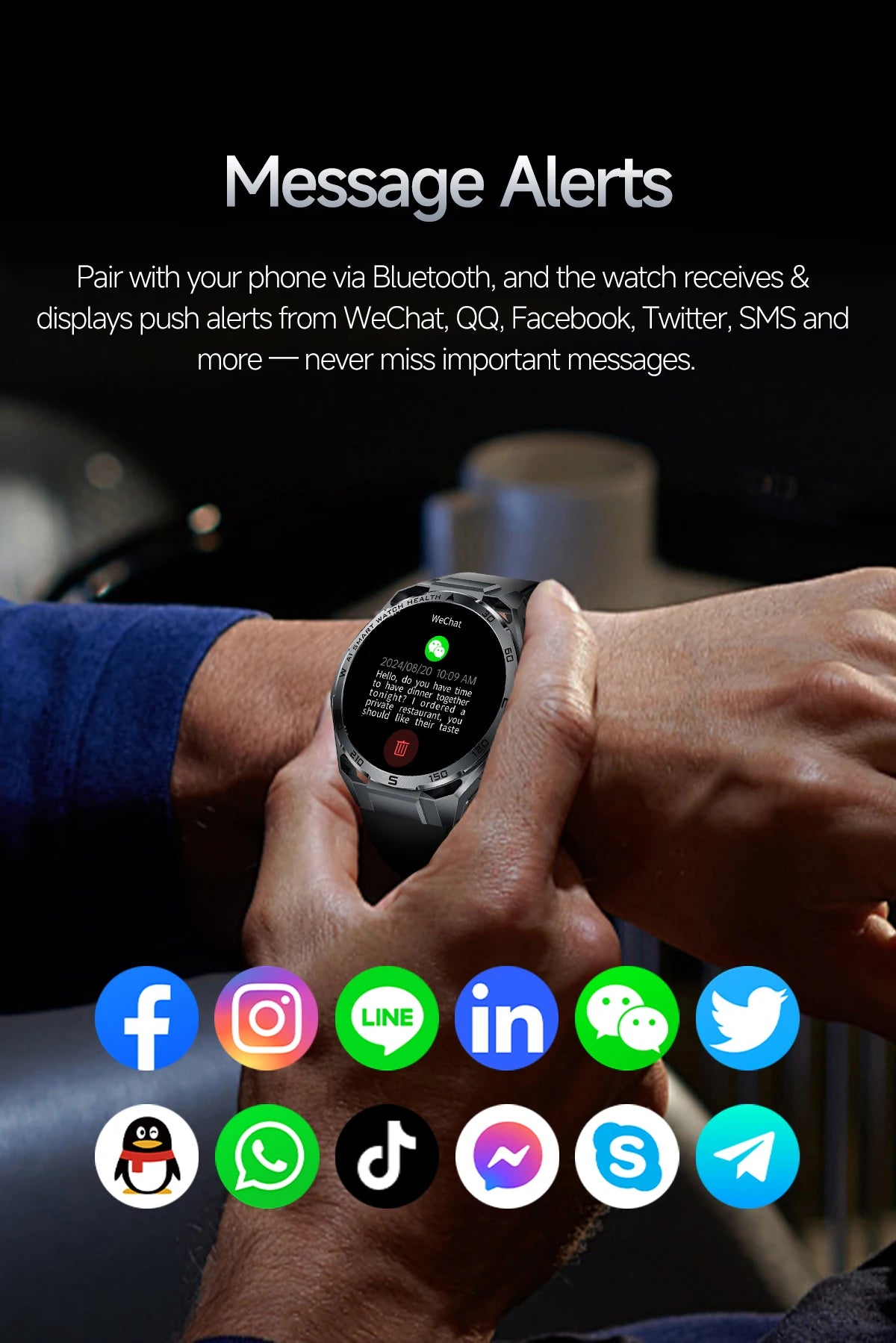 ECG+PPG Advanced Health Smart Watch for Men & Women