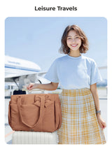 Women's Large Capacity Multi-Pocket Tote Shoulder Bag