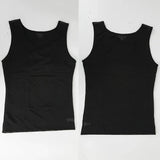 Mens Slimming Body Shaper Vest Gynecomastia Compression Shirts Tummy Control Sleeveless Undershirts Criss Cross Mesh Underwear