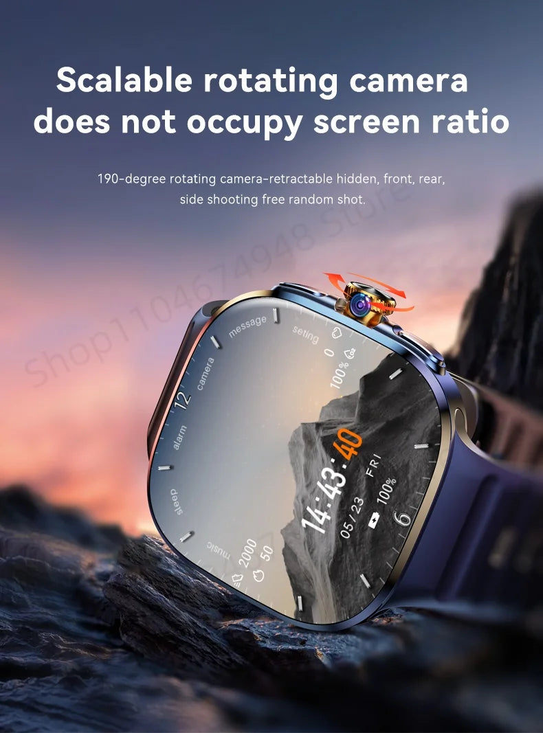 M99 Smartwatch 4G Android – 2.4" AMOLED, GPS, NFC, Camera