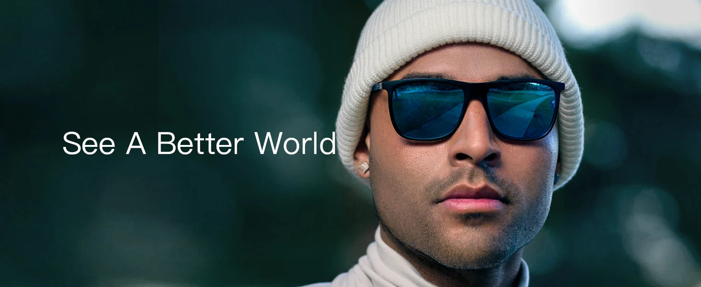 ZENOTTIC Square Polarized Sunglasses for Men