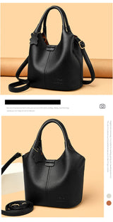 Brand High Quality Soft Leather Large Capacity Top-handle Bags Female Handbags Women Shoulder Crossbody Totes Messanger Bag Sac