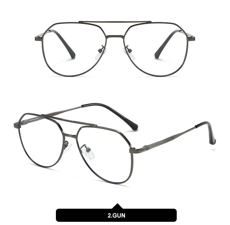 DDDLONG Retro Punk Fashion Pilot Photochromic Sunglasses Women Men Metal Eyeglasses Classic Vintage UV400 Outdoor Shades D679