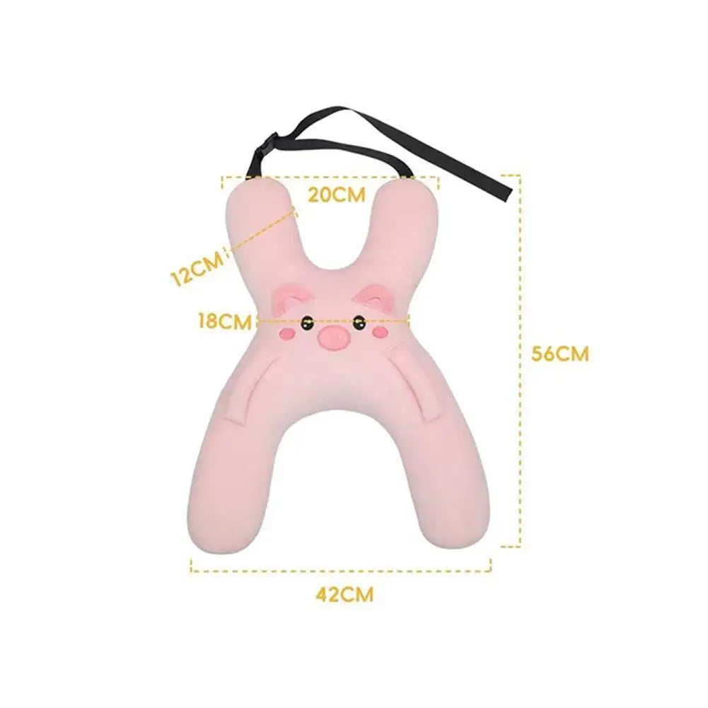 Car Seat Safety Neck Pillow Cute Children's Headrest Lumbar Support Anti Pinch Neck Cute Cartoon Sleeping Pillow